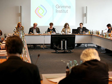 Bekanntgabe der Nominierten zum Grimme Online Award 2013 am 2. Mai Foto: Grimme-Institut / Arkadiusz Goniwiecha