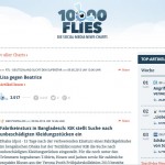 10000Flies: Die Social-Media-News-Charts zeigen täglich die deutschsprachigen Artikel und Blog-Einträge mit den meisten Likes, Tweets und Shares.