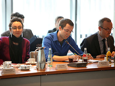 Tunay Önder, migrantenstadl und Markus Böhm, Kioskforscher Foto: Grimme-Institut / Arkadiusz Goniwiecha