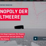 Screenshot: Einstieg in die erste Web-Doku “Monopoly der Weltmeere“