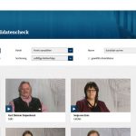 Screenshot: Die Website von „Ihre Wahl – der WDR-Kandidatenchecks. Die User können selbständig ihre Kandidaten anhand verschiedener Kategorien suchen