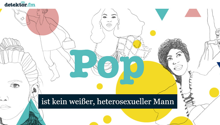 Screenshot "Pop ist kein weißer, heterosexueller Mann" von detektor.fm.