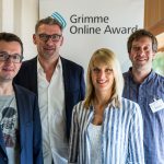 bei der Bekanntgabe der Nominierungen zum Grimme Online Award. Foto: Grimme-Institut / Arkadiusz Goniwiecha