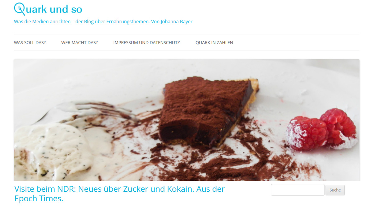 Screenshot "Quark und so"