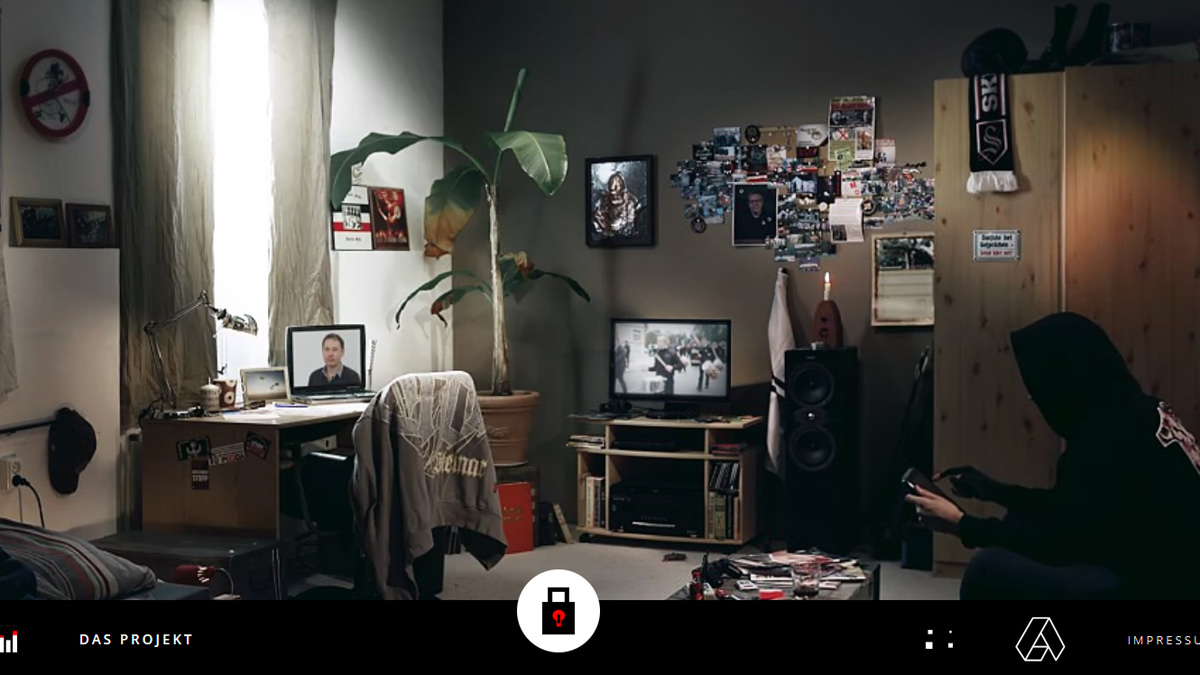 Screenshot "Kein Raum für Rechts"