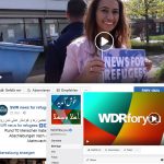 Screenshots der Facebookseiten "SWR - News for refugees" und "WDRforyou"