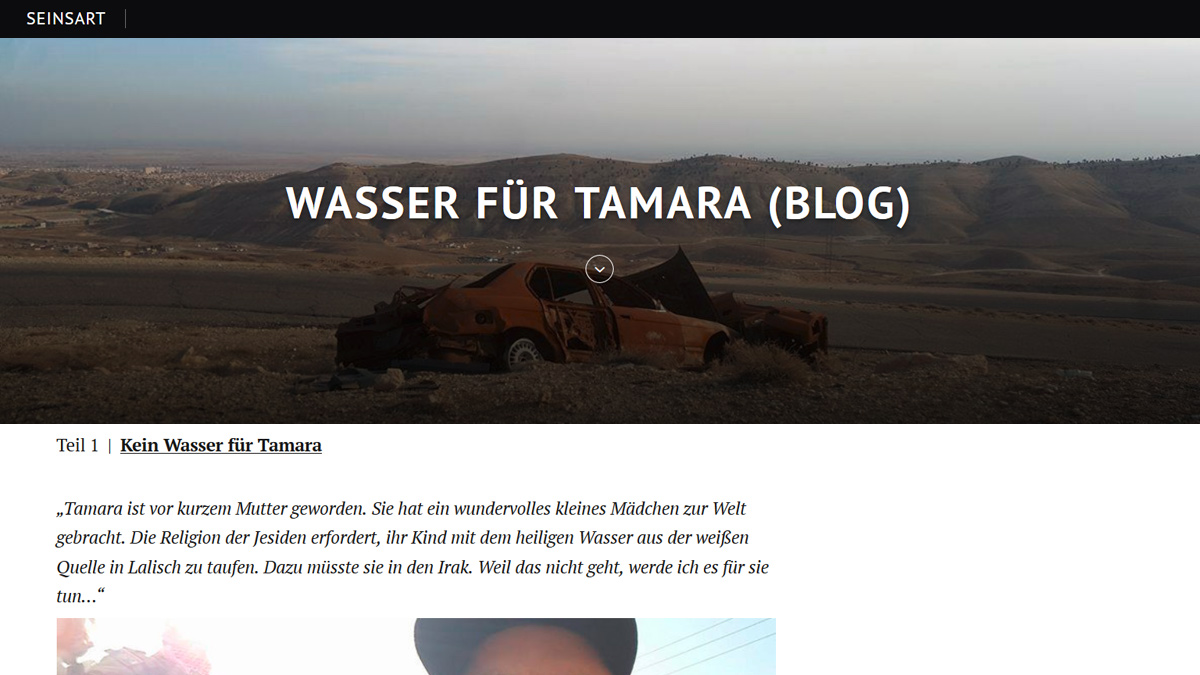 Screenshot "Wasser für Tamara"