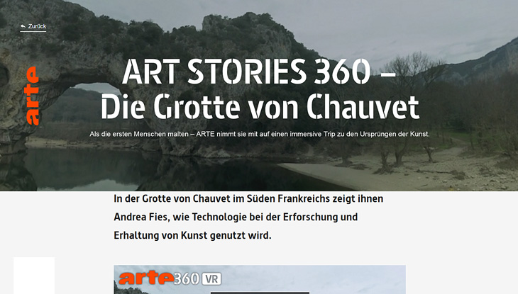 Screenshot: "Die Grotte von Chauvet"