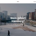 Screenshot: "Wem gehört Hamburg?"