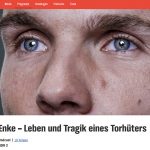 Screenshot der Website zum Podcast "Enke - Leben und Tragik eines Torhüters" von NDR2.