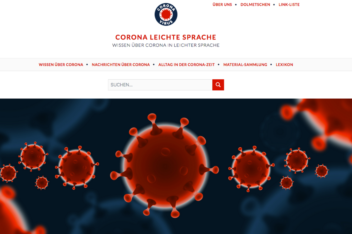 Screenshot "Corona Leichte Sprache" von Anke Leichtfuß