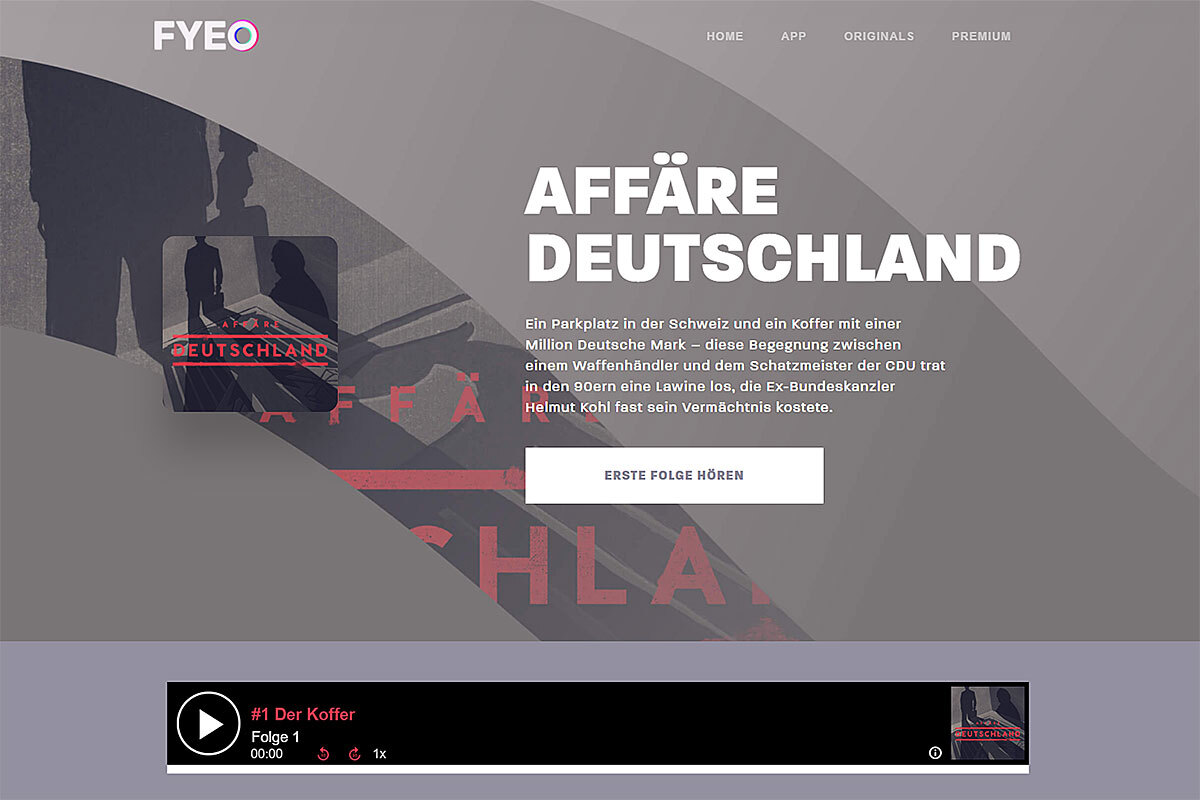 Screenshot "Affäre Deutschland"