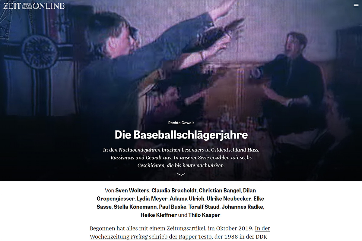 Screenshot "Baseballschlägerjahre"