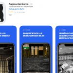 Screenshot der Download-Seite der App "Augmented Berlin".