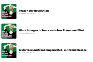 Screenshot "Das Iran Update"