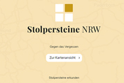 Screenshot "Stolpersteine NRW"