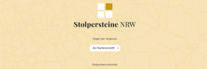 Screenshot "Stolpersteine NRW"