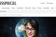 Screenshot der Website des Tagesspiegel zum Podcast "Gradmesser"