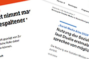 Screenshots der verlinkten Artikel