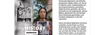 Screenshot der Reihe "My Hidden History" auf dem Instagram-Kanal von SWR Kultur